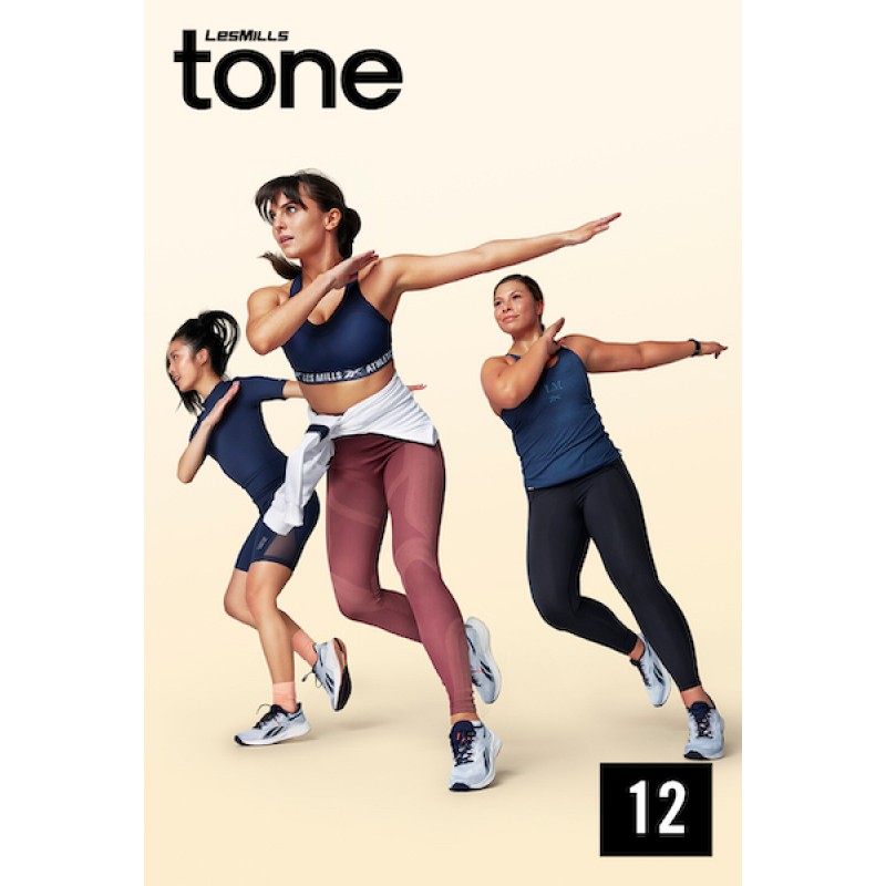 [Hot Sale]LesMills Q1 2021 TONE 12 releases New Release DVD, CD & Notes